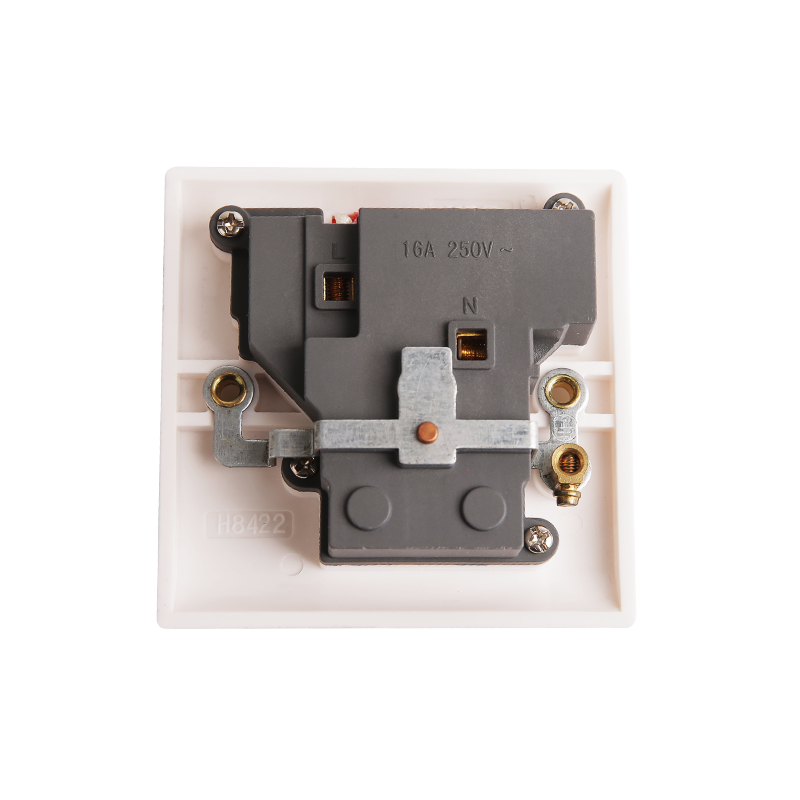 Soquete de 2 pinos 16A + soquete de baquelite multifuncional com neon HK6416HN-UN e interruptor