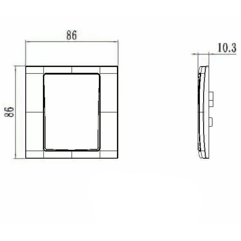 1 Tomada de Telefone de Grupo com 1 Tomada de Satélite de Grupo HK6879S