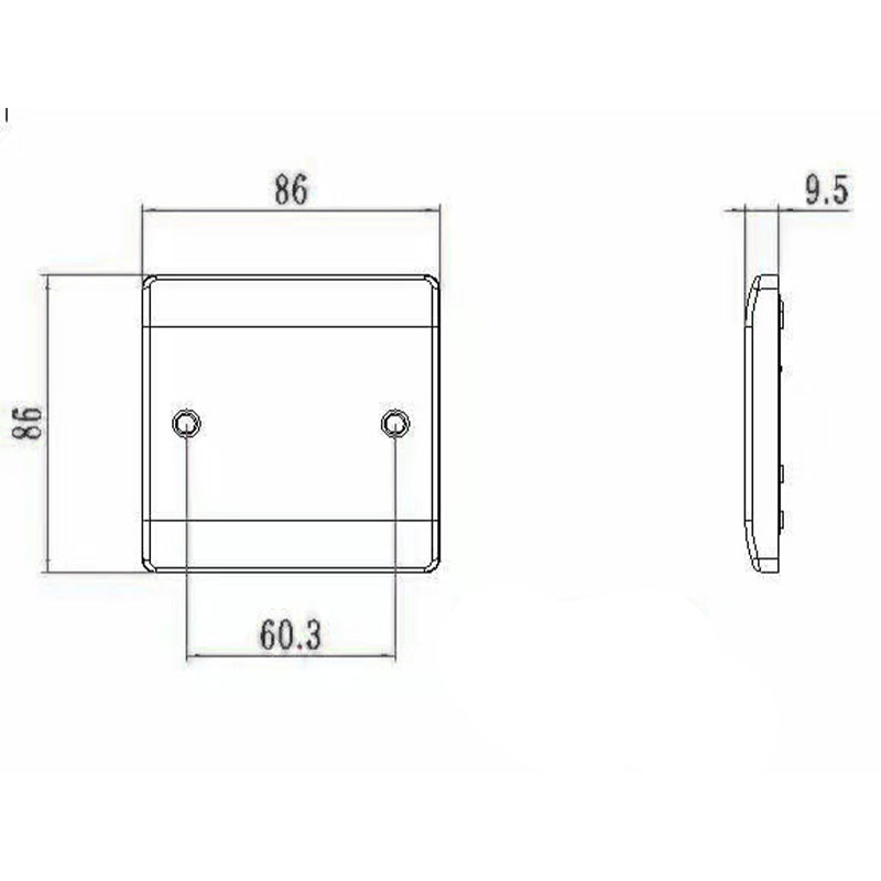 Baquelite 15A 1 Soquete de pinos redondos comutados com neon HK6115VN-R