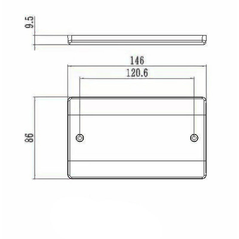 Placa Fogão Bakelite 45A DP com Neon (3x6) HK6145VN-36